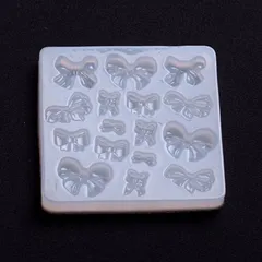 シリコンモールド　リボン　いろんな種類のリボン型　レジン　ハンドメイド