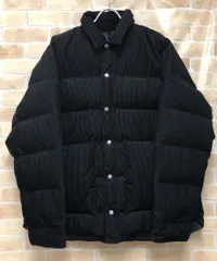 【中古】 THE NORTH FACE PURPLE LABEL ノースフェイス Corduroy Down Shirt Jacket ND2154N ブラック XL 111433012