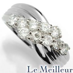 ダイヤモンド 1.03ct プラチナ Pt900 リング SIクラス 指輪 13号 中古 プレラブド 返品OK