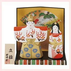 雅立雛（小）　SA-007　※陶器,置物,ひなまつり,雛祭り,ひな人形,雛人形