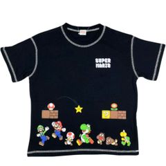 SR8815 マリオ 半袖 Tシャツ キッズ ジュニア トドラー　スクール　男の子 女の子 100-170cm