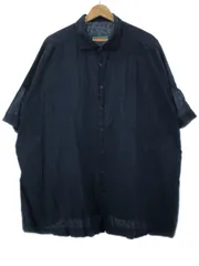 CASEY CASEY ケイシー ケイシー 20SS SQUARE SHIRT シャドウストライプスクエアシャツ ネイビー Mのサムネイル