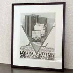 ルイヴィトン　ビンテージ（ヴィンテージ ）アドポスター額縁付 1927 広告＞Louis Vuitton ルイヴィトン ポスター ヴィンテージ