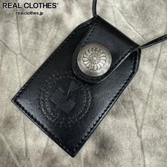【未使用】blackmeans/ブラックミーンズ　お守りケース/黒革/945-79TAC185-1