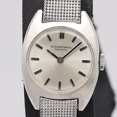 IWC Pt900 約8g 手巻き 文字盤:シルバー【動作状況:良好】レディース IWC Pt900 約8g 手巻き 文字盤:シルバー【動作状況:良好】レディース