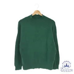 ☆美品☆ GLOBAL WORK グローバルワーク トップス セーター ゆったり シンプル 長袖 レディース グリーン M レーヨン 901-6030 送料無料 古着