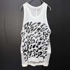 adidas アディダス ステラマッカートニー トップス ノースリーブ レオパード メッシュ ロゴ x940915n