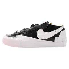 NIKE (ナイキ) ×sacai×KAWS BLAZER LOW BLACK WHITE サカイ ブレーザー ローカットスニーカー ブラック/ホワイト US10.5/28.5cm DM6443-001