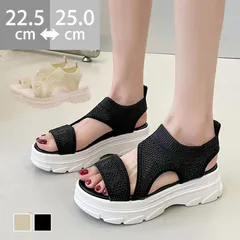 厚底 ニットサンダル レディース スポーツサンダル レディース 厚底 コンフォートサンダル おしゃれ サンダル 厚底 歩きやすい 疲れない 歩きやすい ストラップサンダルxiaokong39