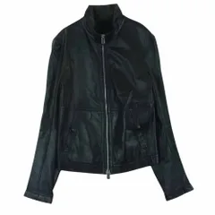 Emporio Armani エンポリオ・アルマーニ R1R20P R1P28 フルジップ シープ レザー ジャケット ブラック系【中古】のサムネイル