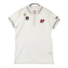 サイズ：1 MASTER BUNNY EDITION マスターバニーエディション  半袖ポロシャツ  ホワイト系 [240101361531]# ゴルフウェア レディース ストスト