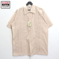90s vintage DEADSTOCK デッドストック キューバシャツ メンズ 表記XLサイズ
