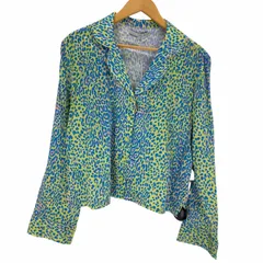 ステラマッカートニー STELLA McCARTNEY Lingerie CROPPED SHIRT ストレッチシルクサテン パジャマトップ レディース JPN：L のサムネイル