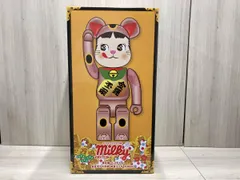 BE@RBRICK 招き猫 ペコちゃん 金運 金メッキ 1000％ BE@RBRICK SERIES 50