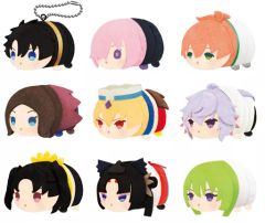 [중고] 봉제인형 마스코트·봉제인형 배지 전 9종 세트 [Fate/Grand Order - 절대 마수 전선 바빌로니아- 떡 떡 마스코트 미니]