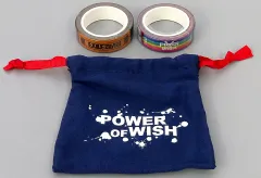 【中古】バッグ EXILE POWER OF WISH マスキングテープ入り巾着(ネイビー) 「EXILE LIVE TOUR 2022 “POWER OF WISH” ～Christmas Special～」 大阪会場限定