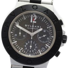 ブルガリ BVLGARI AC38TA アルミニウム クロノグラフ 自動巻き メンズ良品_825861