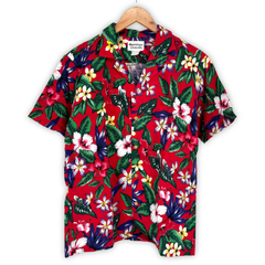 90s ハワイ製 Hawaiian Casuals アロハシャツ 開襟シャツ M ヴィンテージ ビンテージ メンズ ハワイアン リゾート USA製 90年代