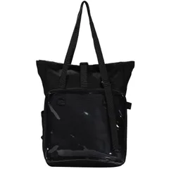 【在庫処分】[ハルジオ] 痛バッグ 痛バ リュック 痛バック 痛リュック 推し活リュック 推し活バッグ A4 トート トートバッグ 2WAY 透明 ブラック 推し活 大きめ 大容量 クリア 推し活 オタ活 バッグ 推し ぬい かわいい 人気 シンプル 普段使い