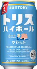 トリスハイボール〈やわらか〉 [ウイスキー 日本 350ml×24缶 ] 4901777428058/002148