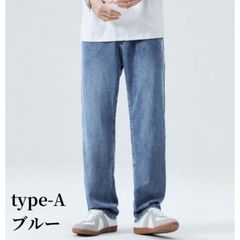 春夏デニムパンツ ジョガーパンツ メンズ テーパードパンツ ウエストゴム ロングパンツ ジーンズ カジュアル 作業着 作業ズボン