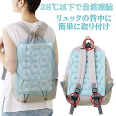 リュック ランドセル 背中 冷やす グッズ 冷却パッド 保冷剤 バックーラー 熱中症対策 暑さ対策 ひんやり 通勤 通学 大人 子供 メール便