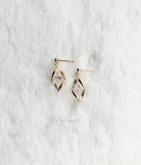 K10 CZ design hoop pierce