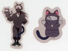 【中古】シール・ステッカー 雑渡昆奈門 「劇場版 忍たま乱太郎 ドクタケ忍者隊最強の軍師 in ナンジャタウン 開幕!“忍”形劇の段 ステッカーコレクション(2枚入り)/(弐)」