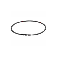 【柳田悠岐選手愛用商品】ファイテン(phiten) ネックレス RAKUWAネック EXTREME クリスタルタッチ ブラック 45ｃｍ【肩こり】【首こり】【ファイテン先端技術メタックス採用】 0のサムネイル
