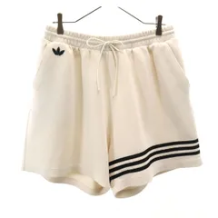 adidas Originals アディダスオリジナルス トレフォイルロゴ スウェットショートパンツ 2XL ベージュ ビッグサイズ メンズ 古着