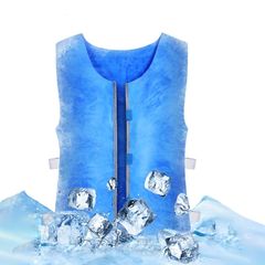 【数量限定】アイスベスト 3つのベルクロストラップ付き 水で濡らすだけ 電気保冷剤要らず 水冷服 10時間保冷継続 PVA素材 クールベスト スポーツ 洗濯可能 物理冷却 熱中症対策グッズ 水冷式 ひんやりグッズ アウトドア 登山 クールベスト ハイキング 工