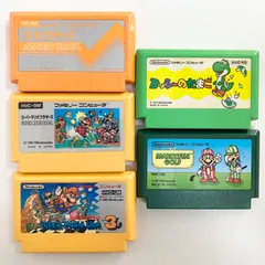 【5本まとめ売り】マリオブラザーズ スーパーマリオブラザーズ スーパーマリオブラザーズ3 ヨッシーのたまご マリオコペンゴルフ ファミコンソフト レトロゲーム 希少 レア レトロ 当時もの