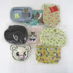 ポケモン/リラックマ他 ポーチ 未使用 8点セット まとめて 大量 ブランド レディース pokemon etc