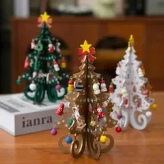 クリスマスツリー 卓上 クリスマスプレゼント 卓上 木製 おもちゃ クリスマス 飾り オーナメント 置物 飾り付け デコレーション 装飾