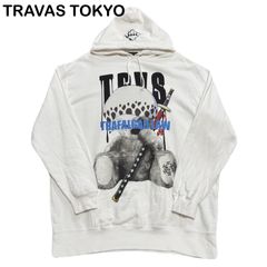 TRAVAS TOKYO ONEPIECE コラボ トラファルガーロー LAW クマ 鬼哭 ハートの海賊団 メンズ レディース オーバーサイズ パーカー フーディー フリーサイズ
