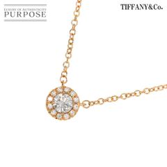 ティファニー TIFFANY&CO. ソレスト ダイヤ ネックレス 40cm K18 PG ピンクゴールド 750 Soleste Necklace 90249251