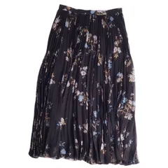 極美品 セリーヌ CELINE スカート ロングスカート プリーツ 花柄 シルクのサムネイル