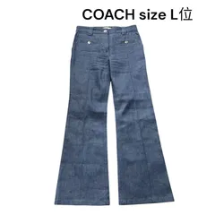 □美品　コーチ　COACH  シンプルカジュアル　パンツ　ズボン　L レディース　S5S651のサムネイル