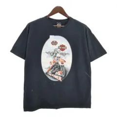 HARLEY DAVIDSON ハーレーダビッドソン 半袖Ｔシャツ ブラック(メンズ L)中古 古着 U0730