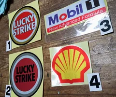 デッドストック品　SHELL シェル灯油 両面 電飾看板 1970年代 デッドストック品 SHELL シェル灯油 両面 電飾看板 1970年代
