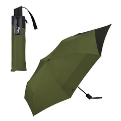 Wpc. [リュックが濡れない] 折りたたみ傘 BACK PROTECT FOLDING カーキ×ブラック 雨傘 晴雨兼用 55cm 大きい メンズ 男性 バックパック 後ろが長い 通勤 通学 シンプル おしゃれ UX004-933-002 0
