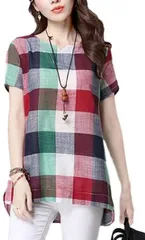 1/2style(ニブンノイチスタイル) 半袖 シャツ アメカジ tシャツ ティーシャツ レディース( ワイン系,  L)
