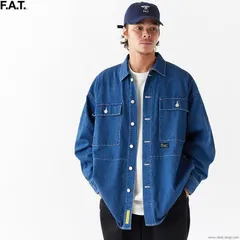 k*n様 古着 FAT デニムつなぎ サイズXL位 バイクウエア