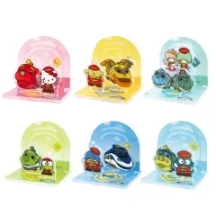 【中古】アクリルスタンド・アクリルパネル 全6種セット 「チャギントン×サンリオキャラクターズ ジオラマアクリルスタンド」