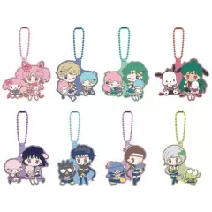 【中古】キーホルダー 全8種セット 「劇場版 美少女戦士セーラームーンCosmos×サンリオキャラクターズ ラバーマスコット2」