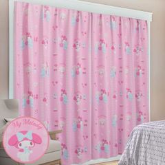 【特価商品】サンリオ(SANRIO) マイメロディ&マイスウィートピアノ 遮光 遮熱 カーテン 幅100×178cm丈 2枚セット サンリオ SANRIO マイメロ 丸洗い可 キャラクター SB-674-S