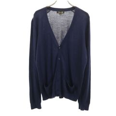 Drawer ドゥロワー 12G カシミヤ ファー クルーネックニット ネイビー Drawer ドゥロワー カシミヤ ファー クルー ネック ニット ネイビー