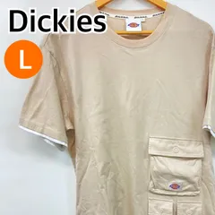 Dickies ディッキーズ トップス 半袖 Tシャツ ベージュ メンズ Lサイズ 【CT2039】