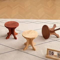 スツール 椅子 イス フラワースタンド ミニスツール かわいい ミニ 低い 木製 おしゃれ 北欧 可愛い 小さい 子供用 花台 観葉植物 靴交換 
