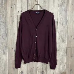 【Aquascutum アクアスキュータム】ニット カーディガン  LL